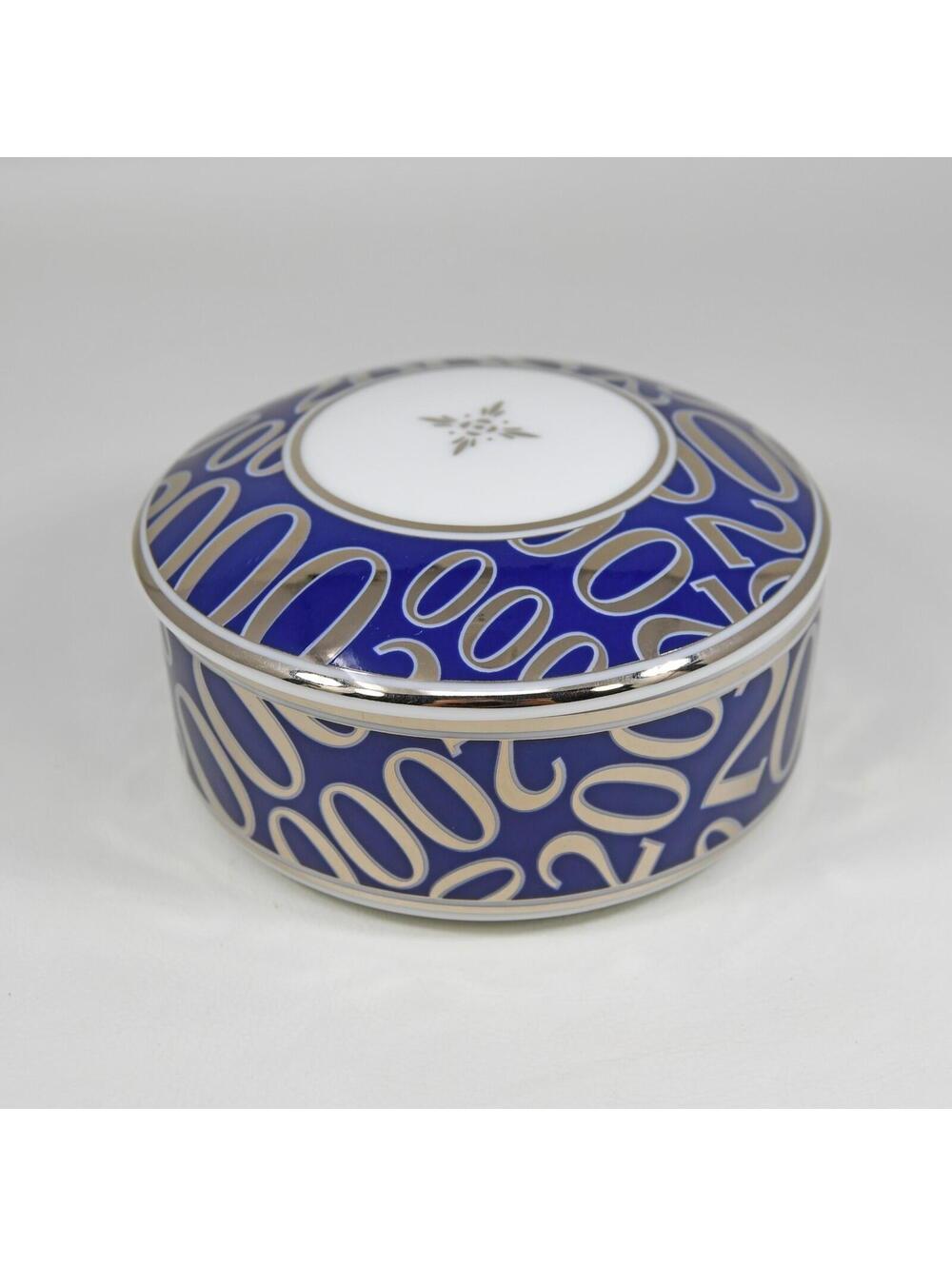 Tiffany & Co Millennium Porcelain Trinket Box 1999 2000 Mohegan Sun Japan VTG